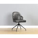 Bretta Overcast Grey Swivel Dining Chair, Swivel